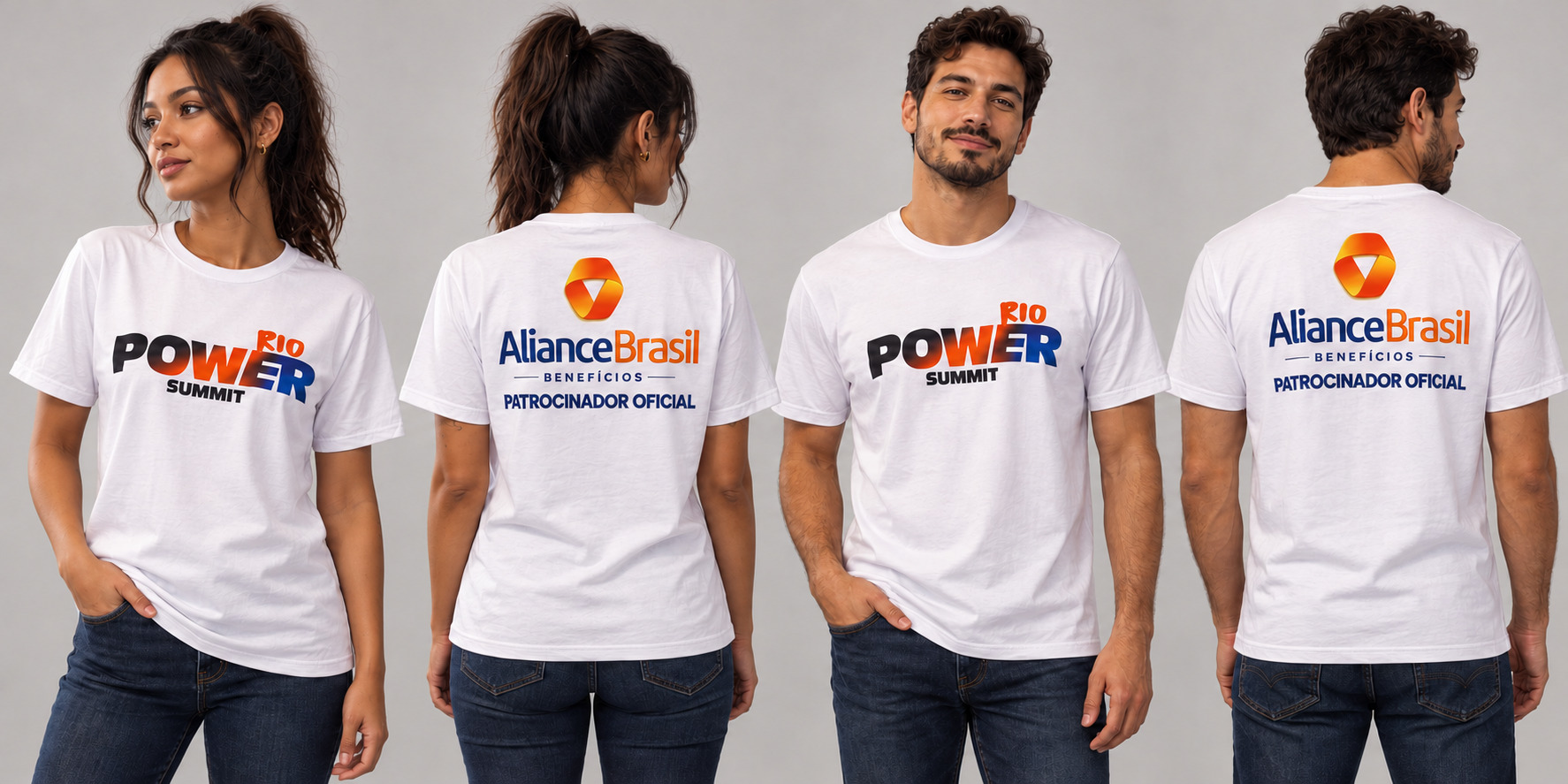 Mockup feminino · frente — Um encontro com identidade própria